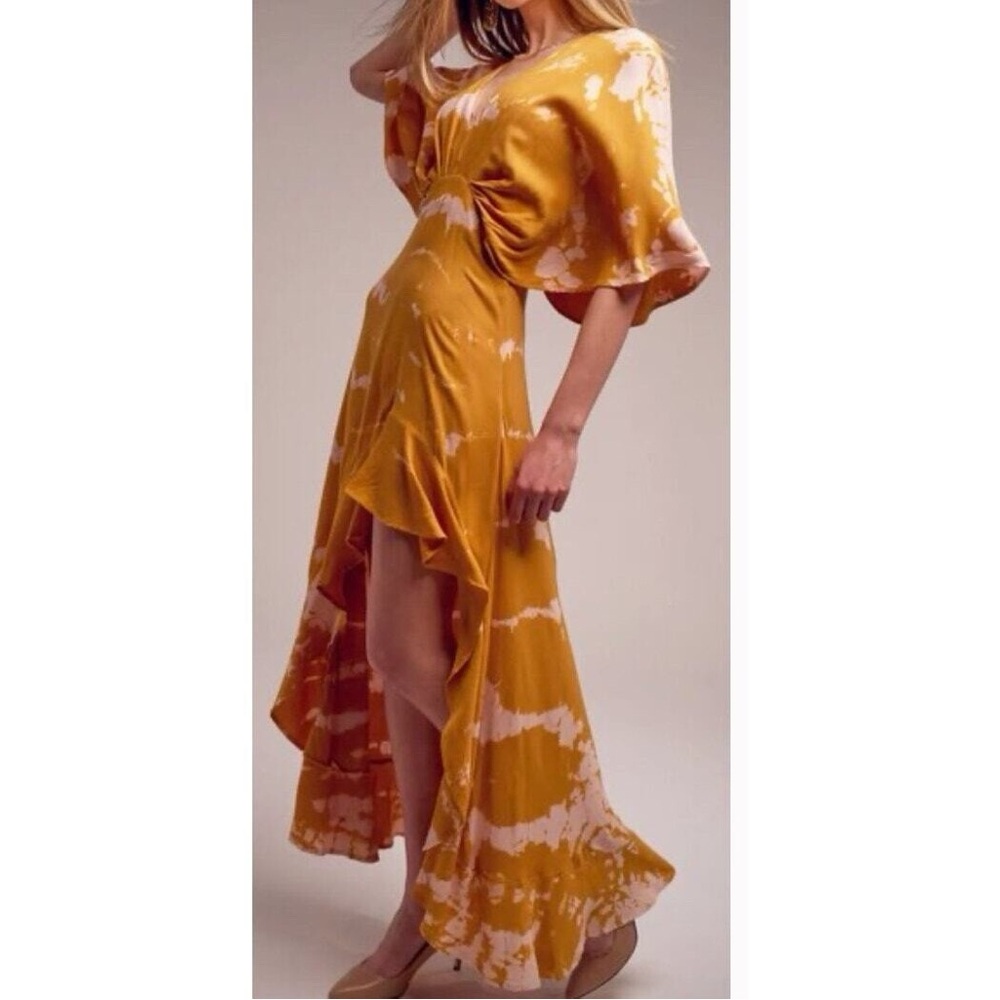 Young Fabulous and Broke Thea dress tie dye sweet fig
